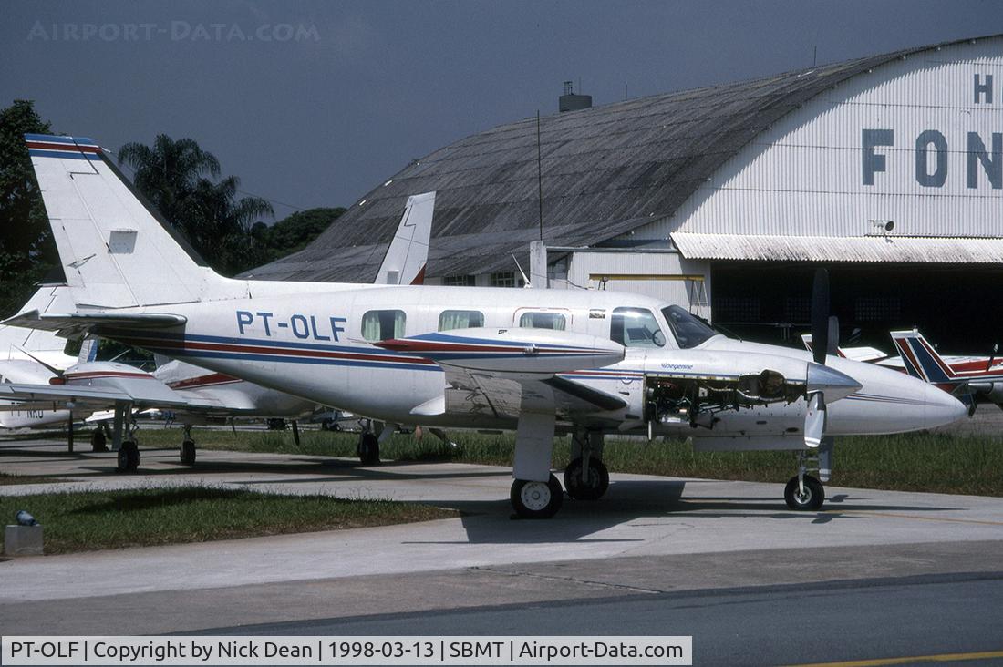 PT-OLF, 1980 Piper PA-31T1 Cheyenne 1 C/N 31T-8004039, SBMT