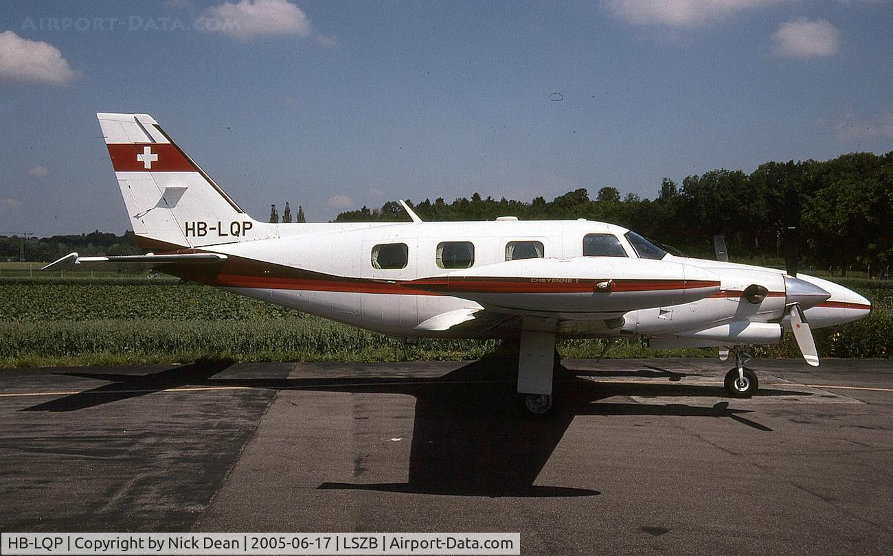 HB-LQP, 1980 Piper PA-31T1-500 Cheyenne I C/N 31T-8004044, LSZB