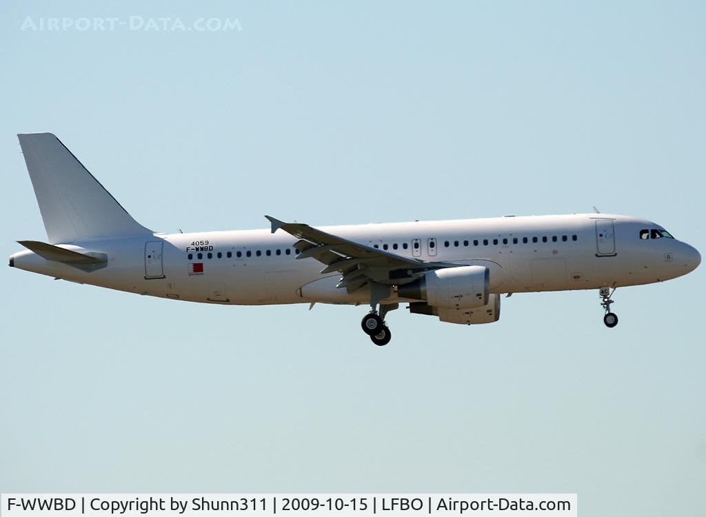 F-WWBD, 2009 Airbus A320-214 C/N 4059, C/n 4059 - To be A9C-AC