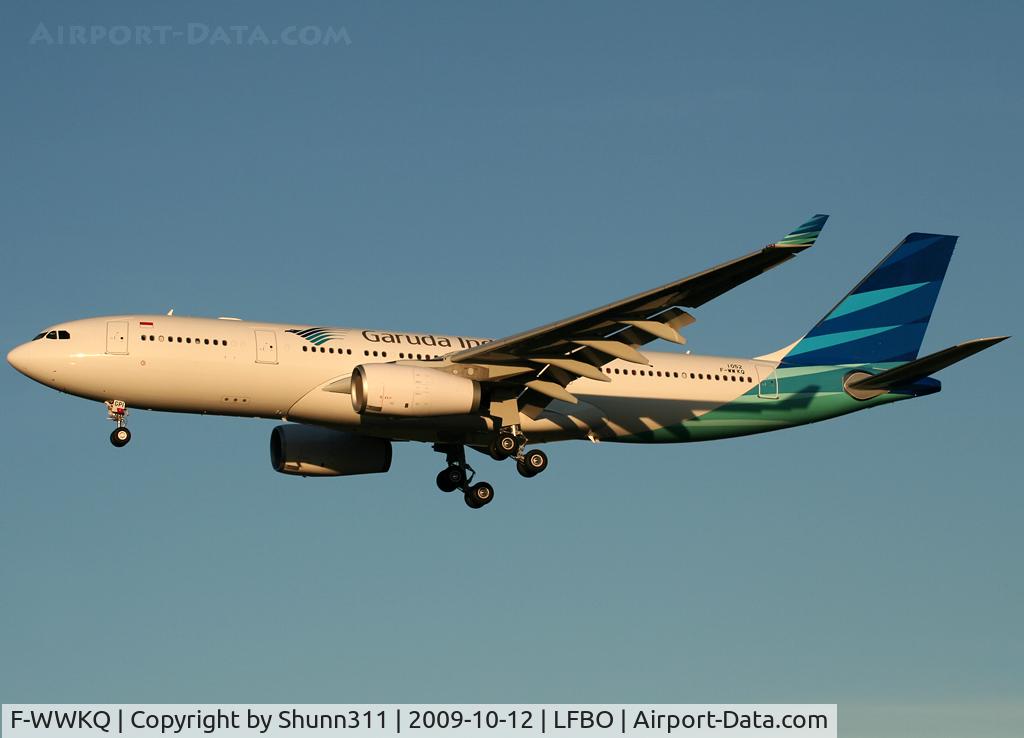 F-WWKQ, 2009 Airbus A330-243 C/N 1052, C/n 1052 - To be PK-GPI