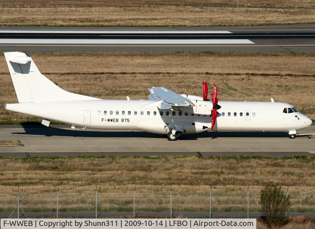 F-WWEB, 2009 ATR 72-212A C/N 875, C/n 875 - For Berjaya Air