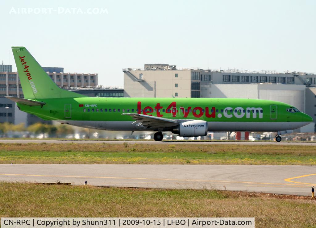 CN-RPC, 1989 Boeing 737-4K5 C/N 24125, Ready for departure...