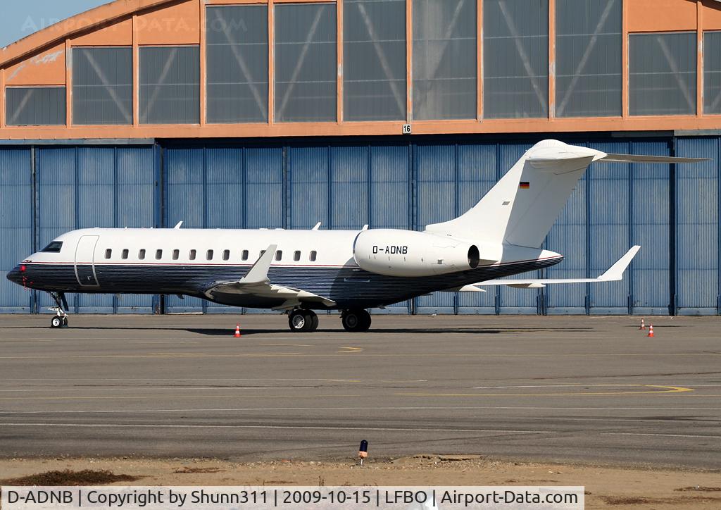 D-ADNB, 2000 Bombardier BD-700-1A10 Global Express C/N 9071, Parked at the General Aviation area