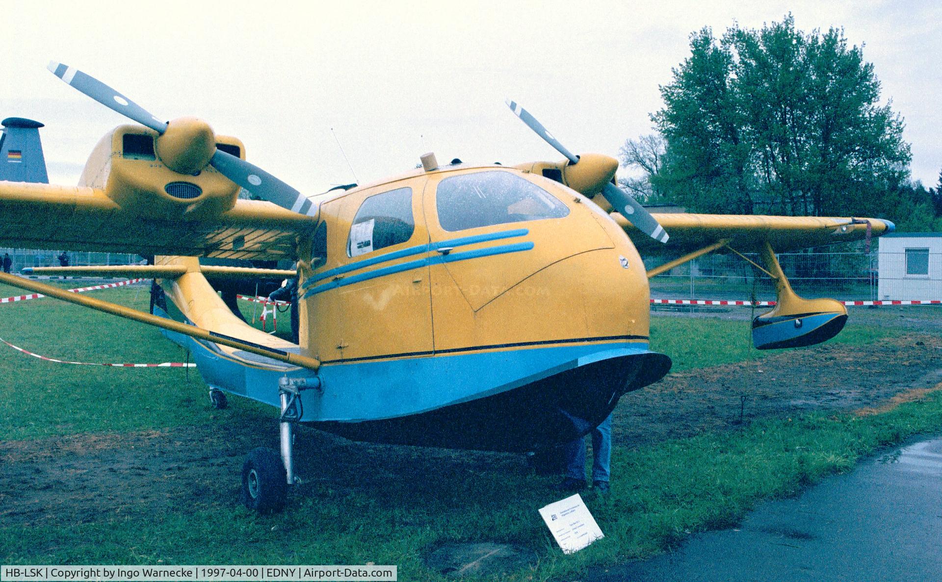 HB-LSK, 1976 STOL Aircraft UC-1 Twin Bee C/N 018, STOL Aircraft Corp. UC-1 Twin Bee at the Aero 1997, Friedrichshafen