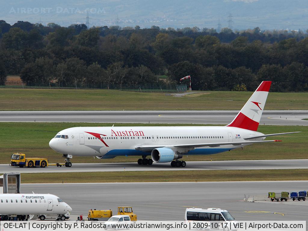 OE-LAT, 1991 Boeing 767-31A C/N 25273, This plane replaced the crashed Lauda Air plane 