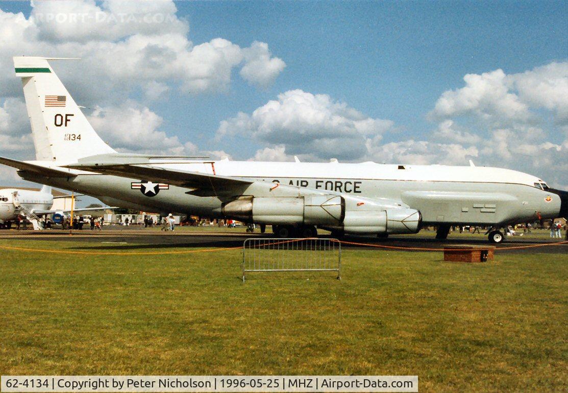 62-4134, 1962 Boeing RC-135W Rivet Joint C/N 18474, Rivet Joint RC-135W Stratotanker of 55th Wing on display at the 1996 Mildenhall Air Fete.