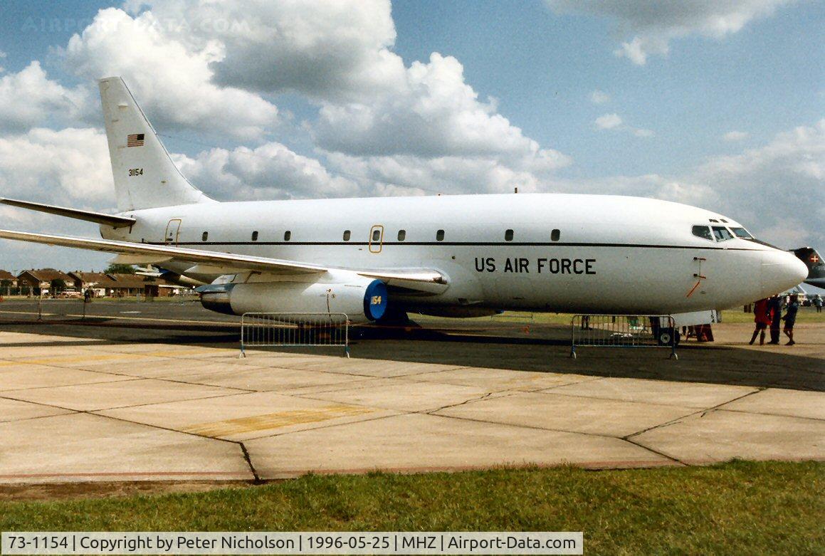 73-1154, 1974 Boeing CT-43A C/N 20701, Boeing CT-43A named City of Colorado Springs of 200th Airlift Squadron on display at the 1996 Mildenhall Air Fete.