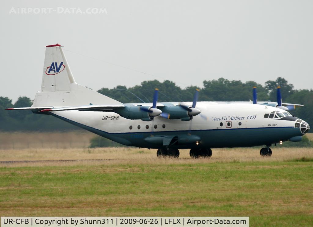 UR-CFB, Antonov An-12BP C/N 8343402, On take off...