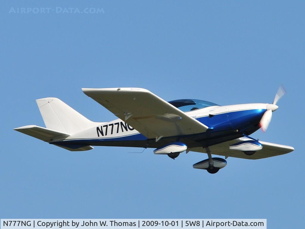 N777NG, 2007 CZAW SportCruiser C/N 07SC059, Departing runway 22