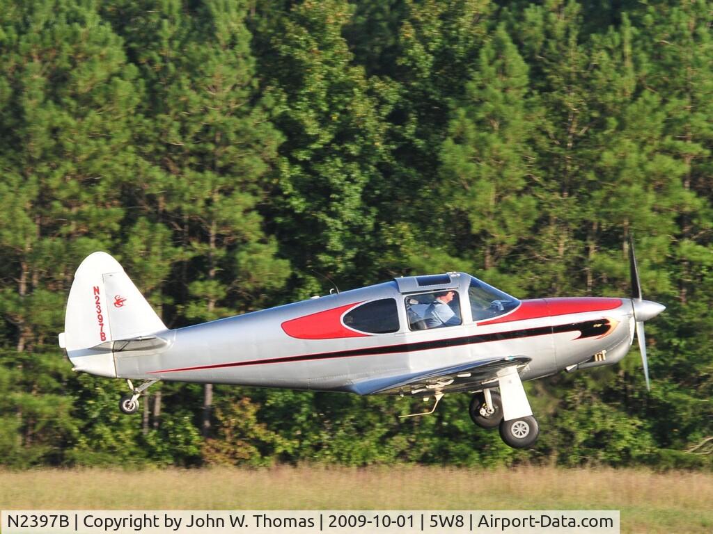 N2397B, 1948 Temco GC-1B Swift C/N 3697, Touch-n-go