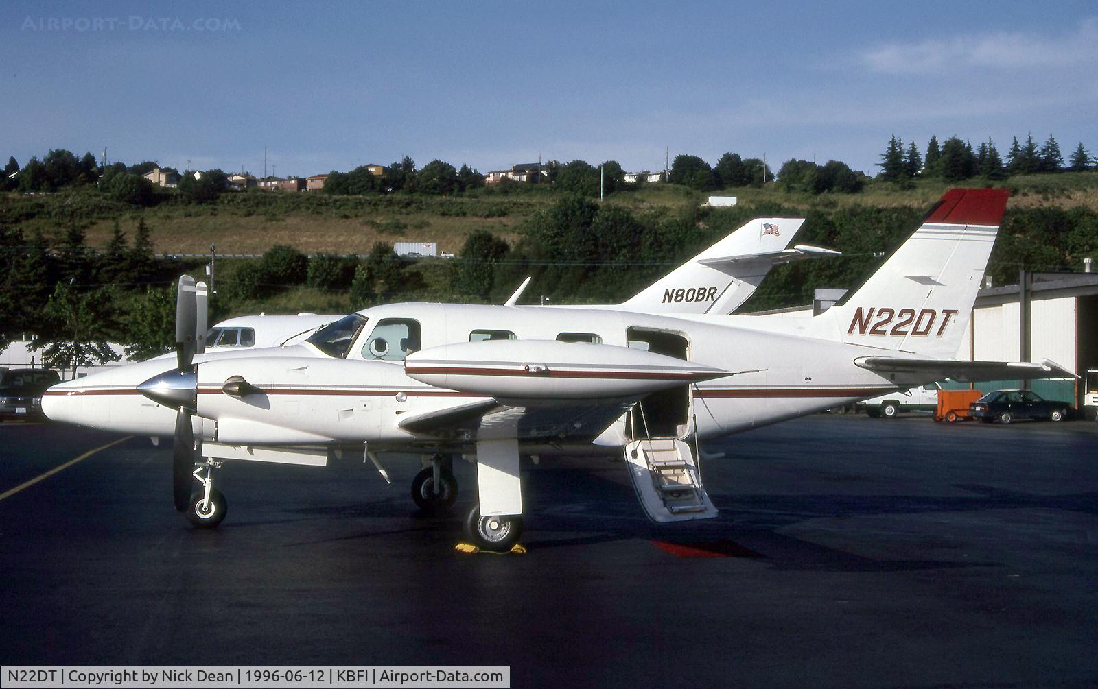 N22DT, 1980 Piper PA-31T1 Cheyenne I C/N 31T-8020057, KBFI