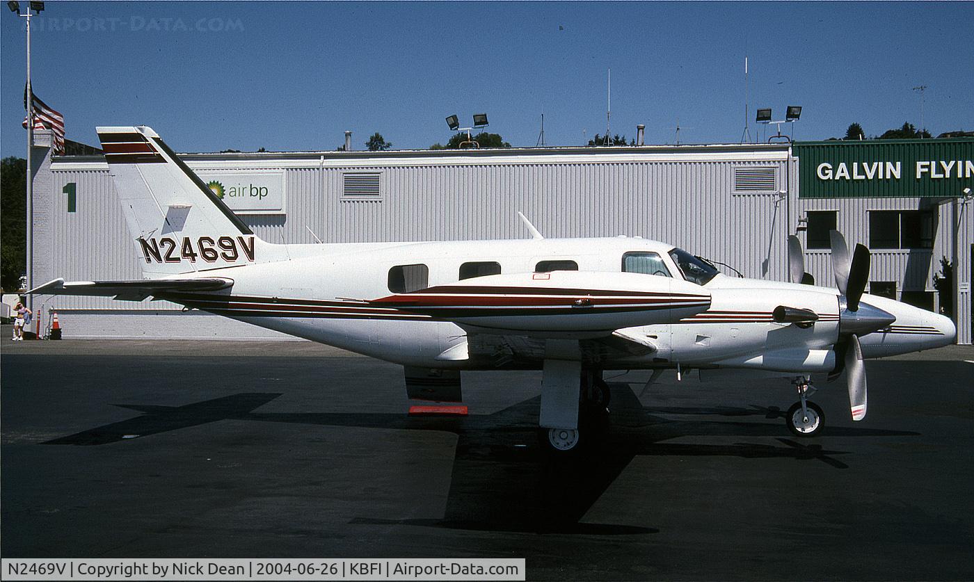 N2469V, 1980 Piper PA-31T C/N 31T-8020070, KBFI