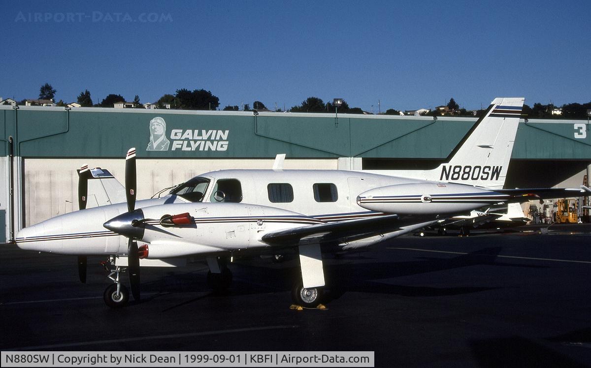 N880SW, 1980 Piper PA-31T C/N 31T-8020086, KBFI
