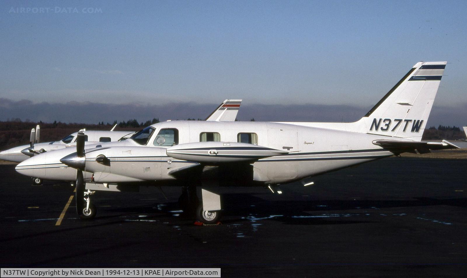 N37TW, 1980 Piper PA-31T1 C/N 31T-8104006, KPAE