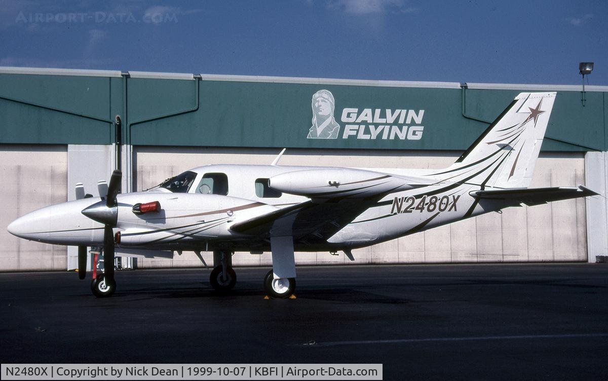N2480X, 1981 Piper PA-31T1 C/N 31T-8104026, KBFI