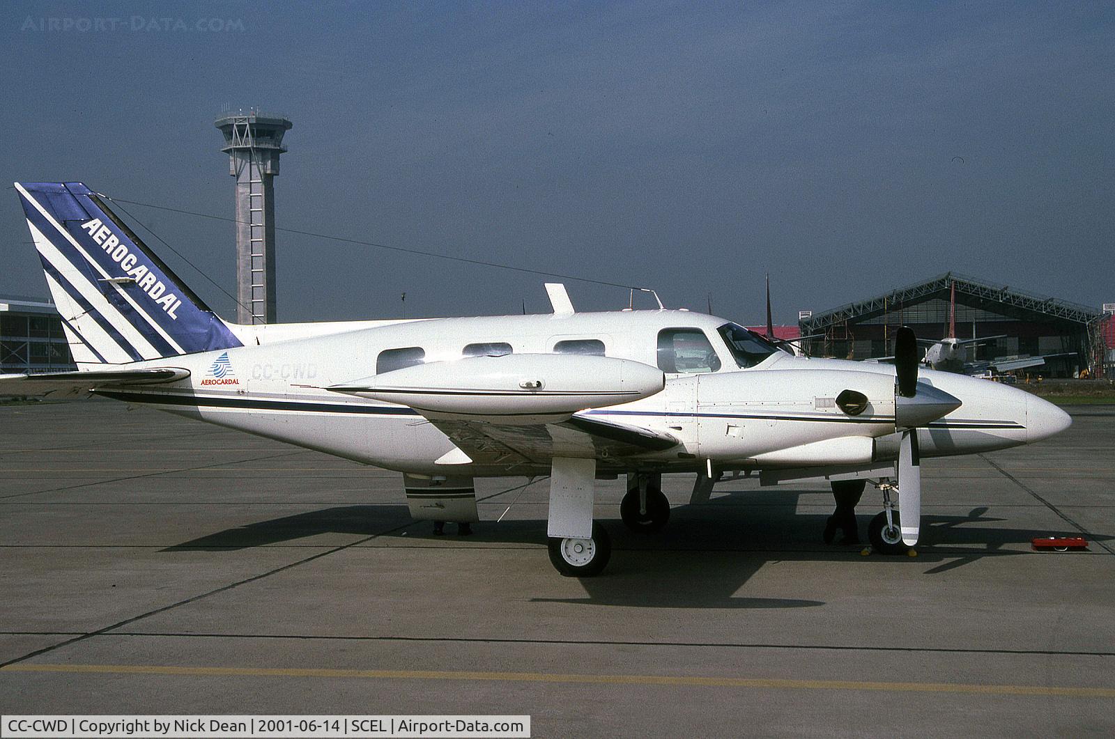 CC-CWD, 1981 Piper PA-31T1 Cheyenne 1 C/N 31T-8104071, SCEL