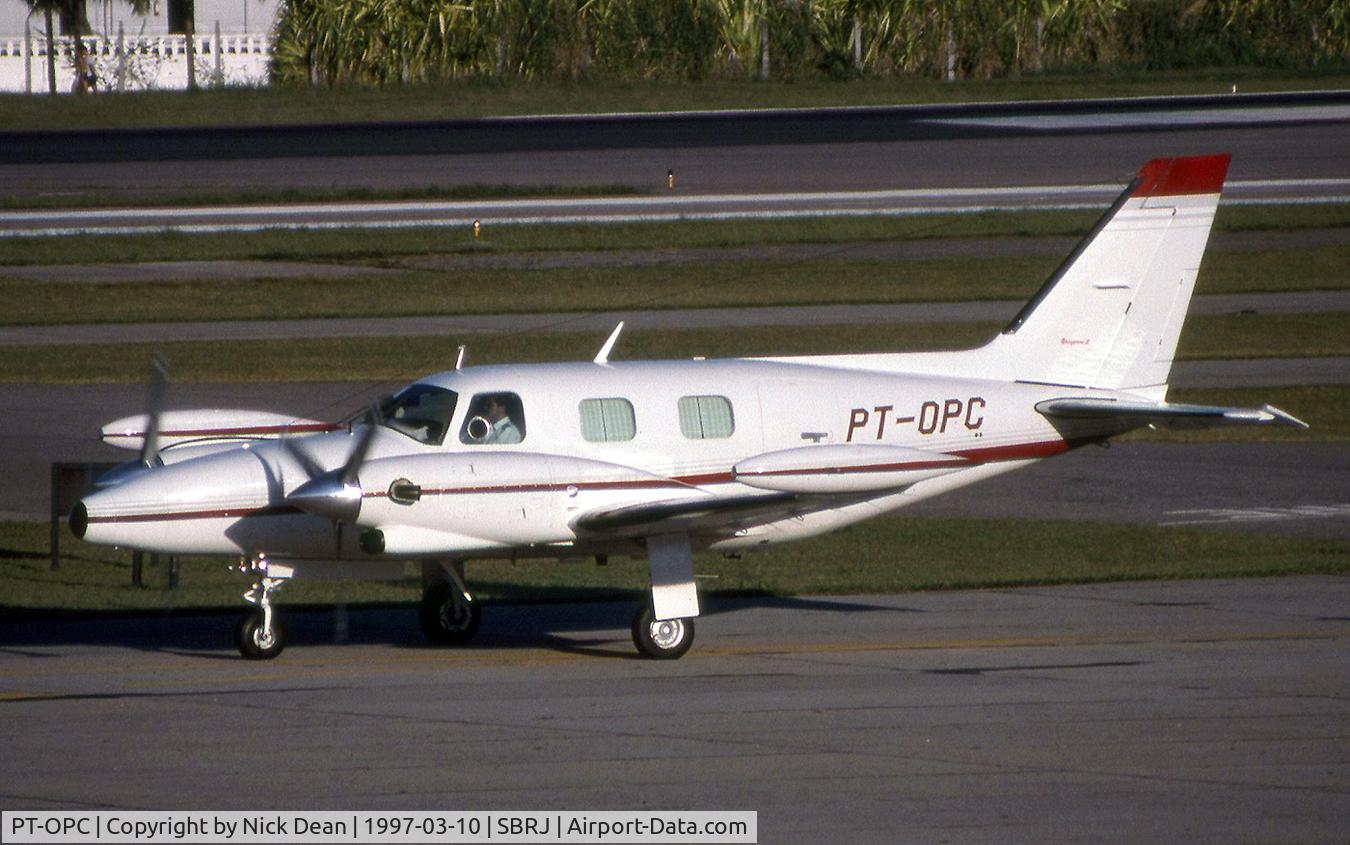 PT-OPC, 1981 Piper PA-31T-620 Cheyenne II C/N 31T-8120010, SBRJ