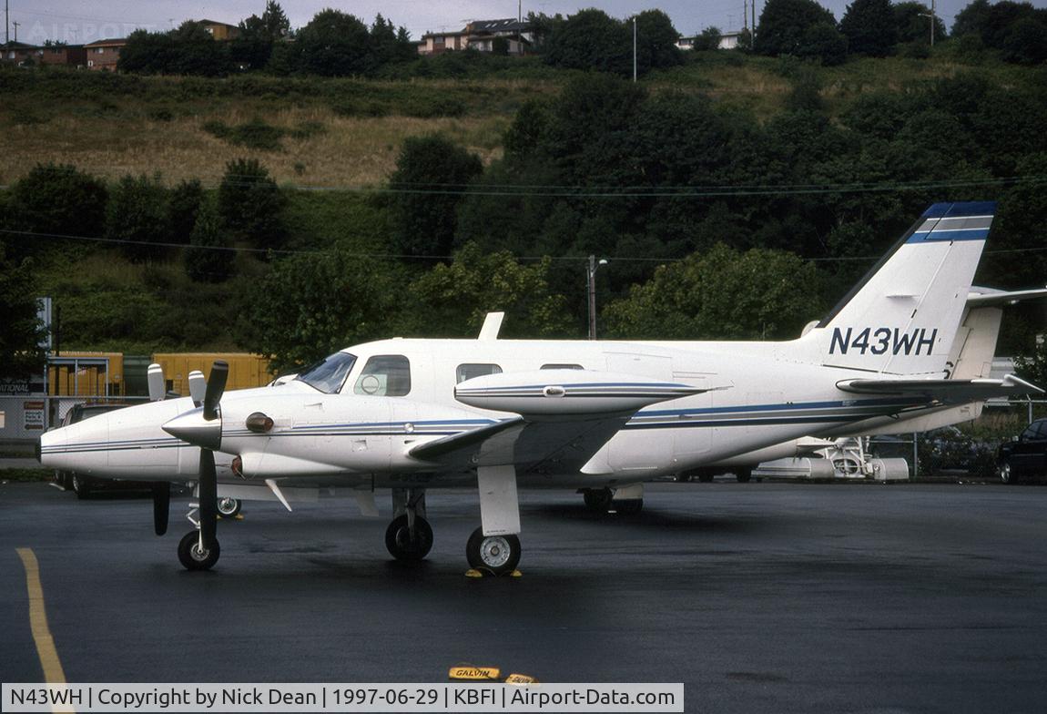 N43WH, 1982 Piper PA-31T-620 Cheyenne II C/N 31T-8120068, KBFI