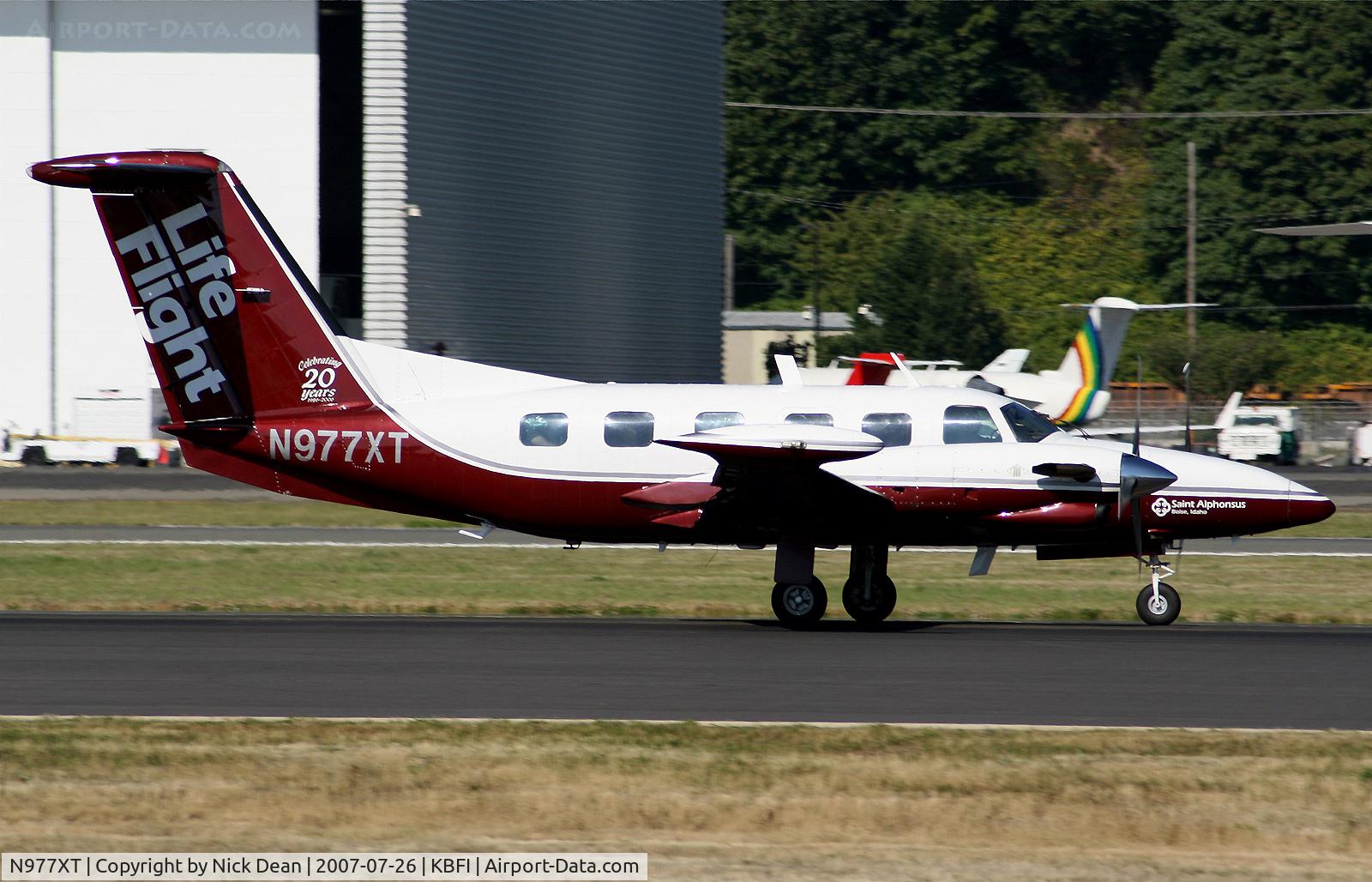 N977XT, 1980 Piper Piper PA-42 Cheyenne III C/N 42-8001008, KBFI