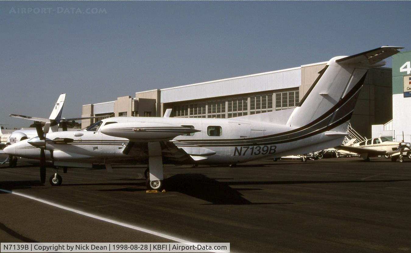 N7139B, 1980 Piper PA-42 Cheyenne III C/N 42-8001042, KBFI