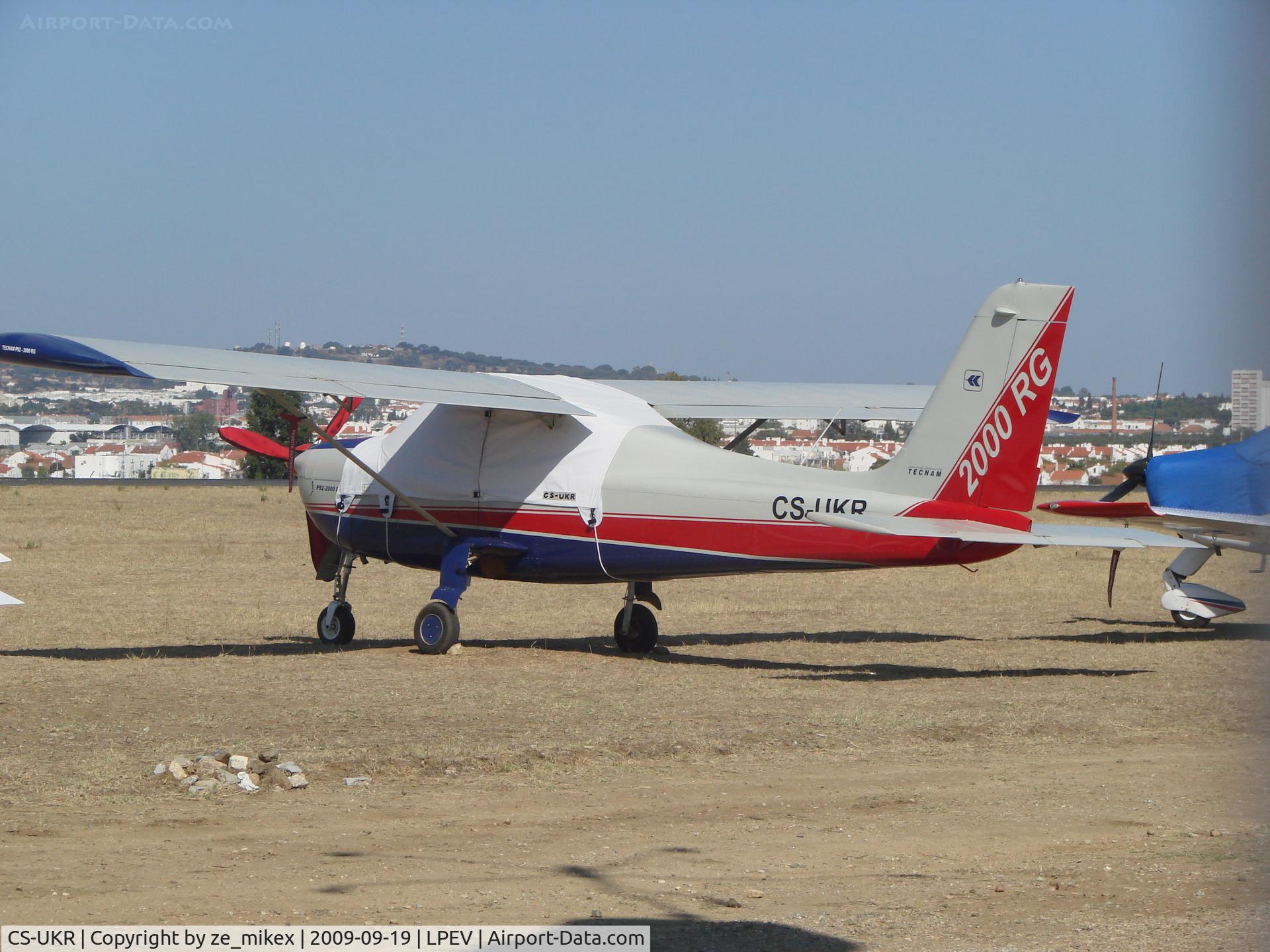 CS-UKR, Tecnam P-92RG C/N 9, Tecnam RG at EVORA during portugal air show 09