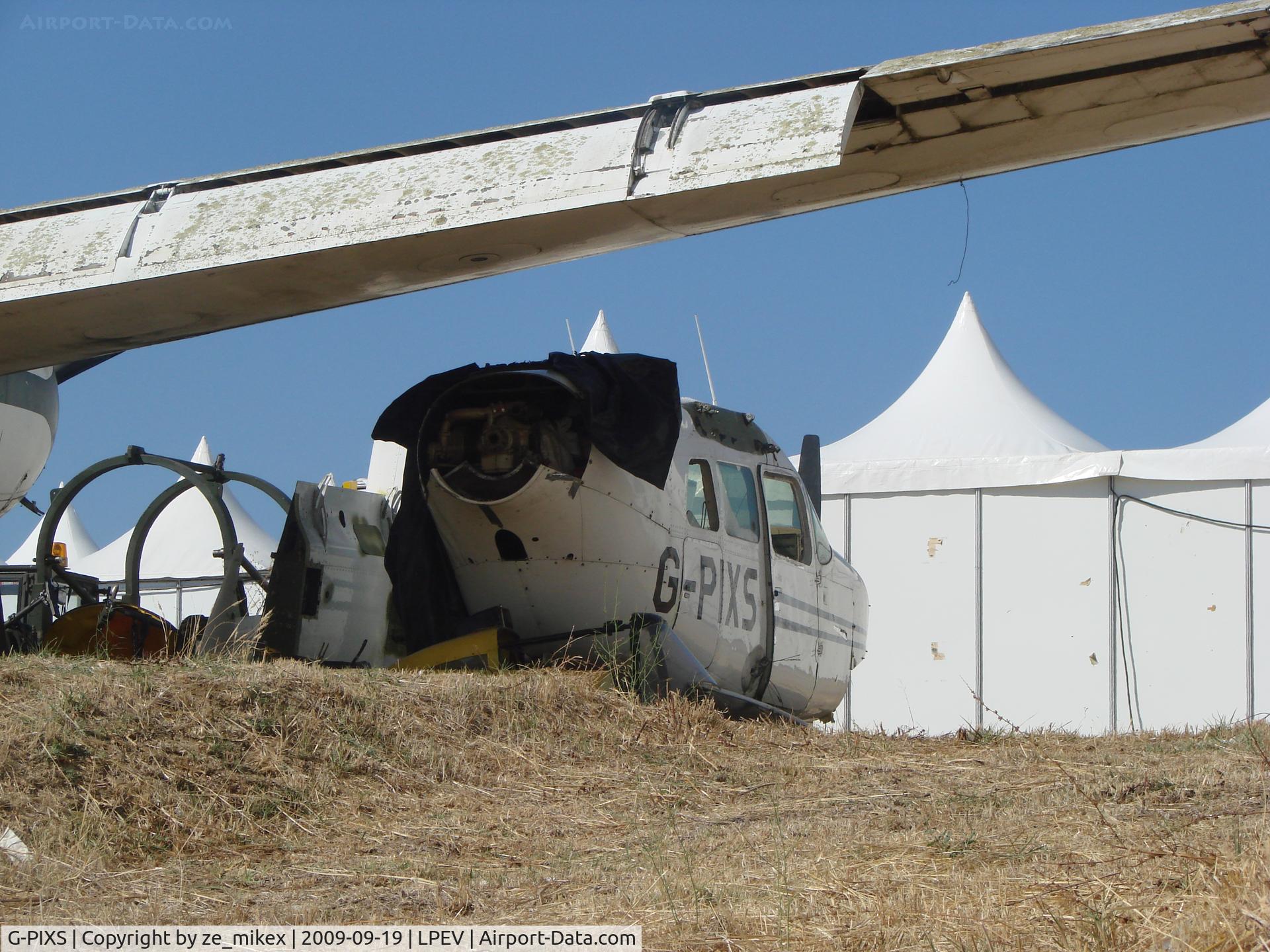G-PIXS, 1963 Cessna 336 Skymaster C/N 336-0130, destroyed at EVORA