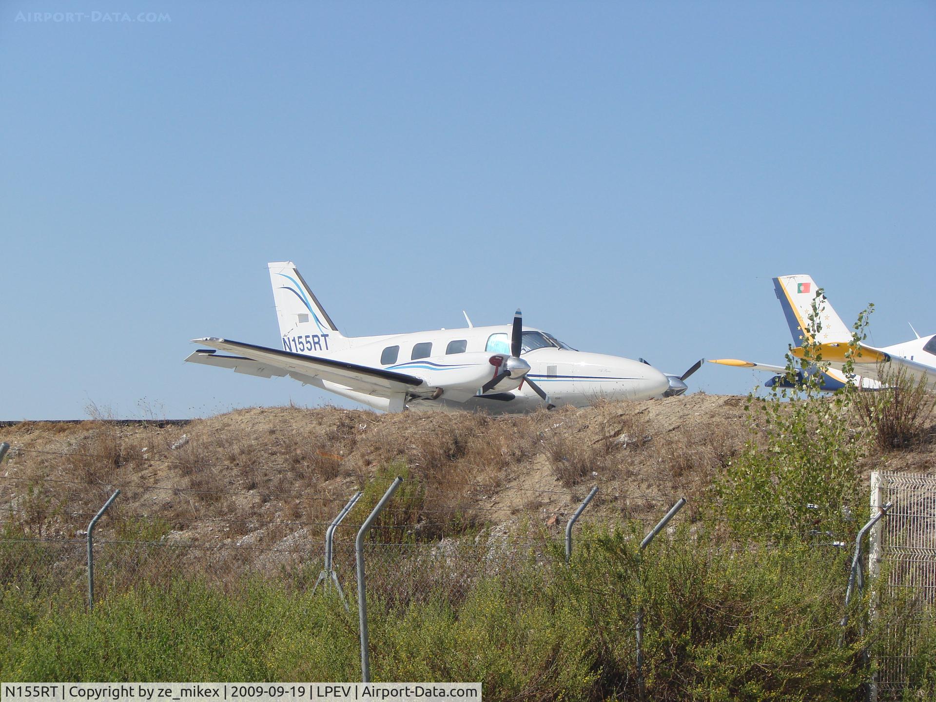 N155RT, 1984 Piper PA-31P-350 Mojave Mojave C/N 31P-8414031, parked at EVORA during Portugal air show 09