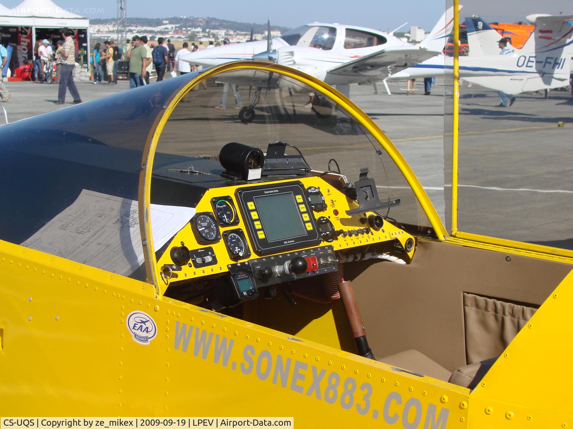 CS-UQS, 2007 Sonex Sonex C/N 883, The unique sonex registered in portugal , parked at a estatic demonstration , Portugal airshow 09