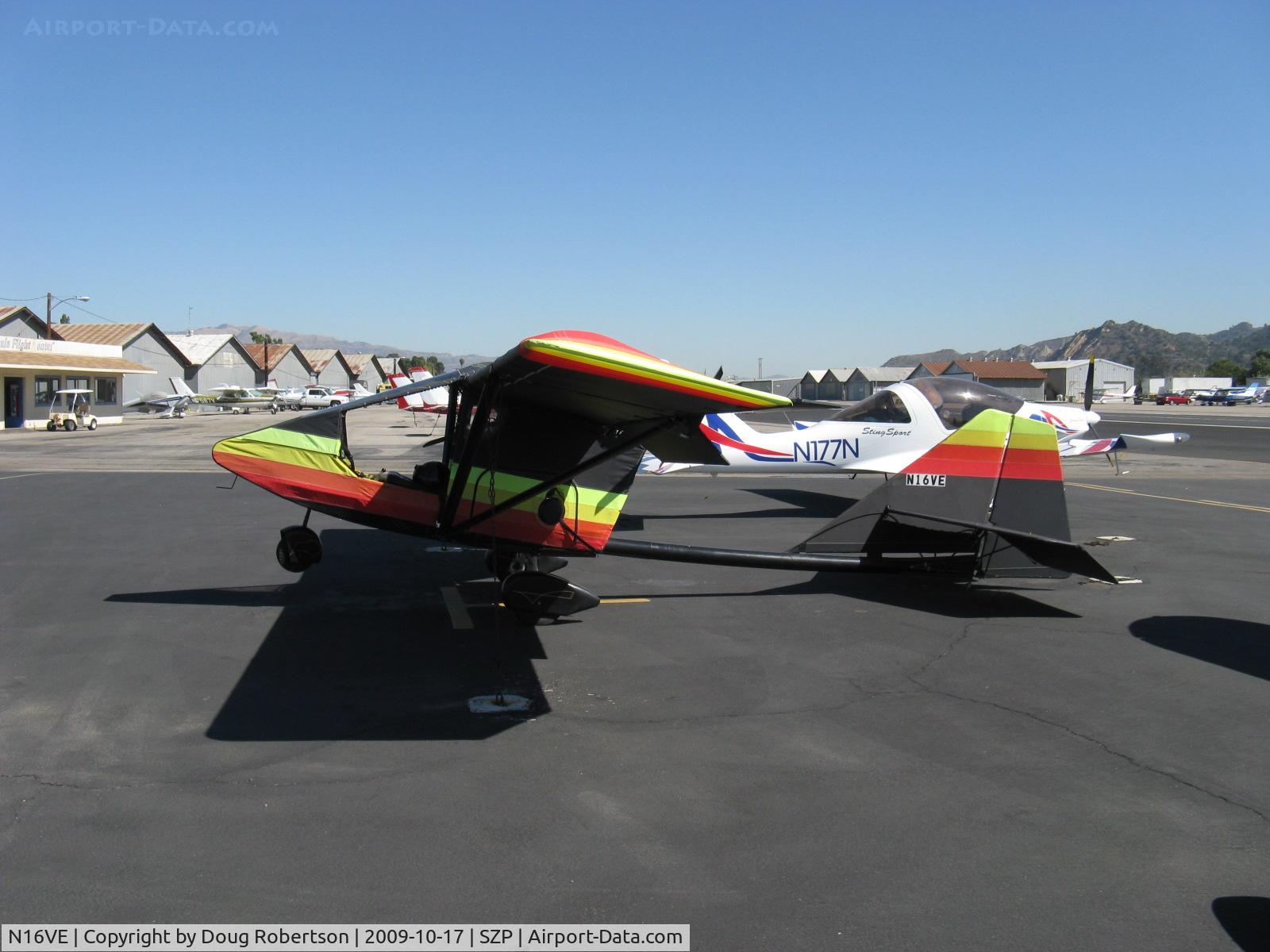 N16VE, 2003 CGS Aviation Hawk Arrow C/N 001, 2003 Englert CGS HAWK ARROW, Rotax 503 2 cylinder two-stroke 52 Hp pusher