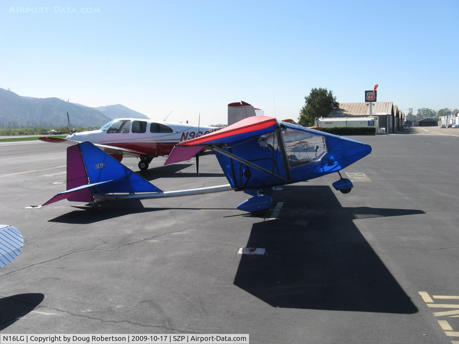 N16LG, 1997 Griffith Layton D LDG HAWK C/N 10LDG, 1997 Griffith LDG HAWK, Rotax 503 2 cylinder two-stroke 52 Hp pusher engine