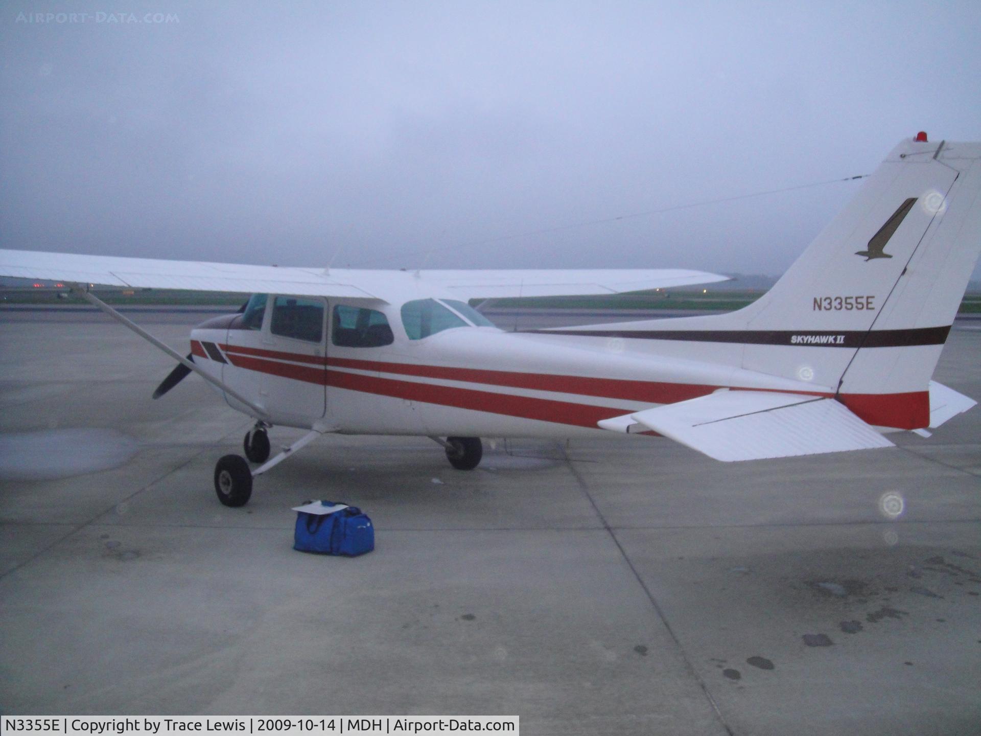 N3355E, 1978 Cessna 172N C/N 17271515, Parked under IFR in front of the Tate's hangar