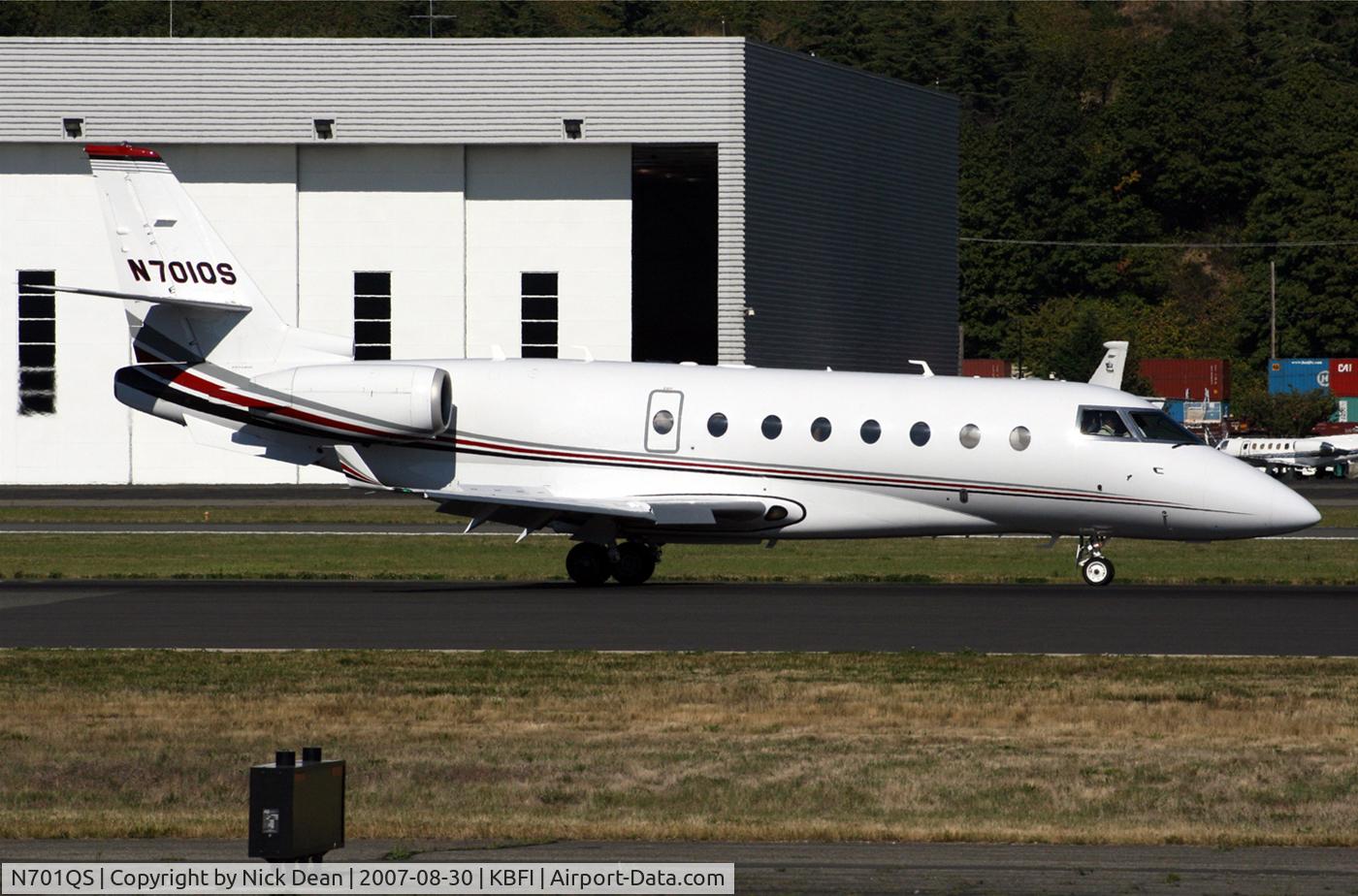 N701QS, 2006 Israel Aircraft Industries Gulfstream 200 C/N 141, KBFI