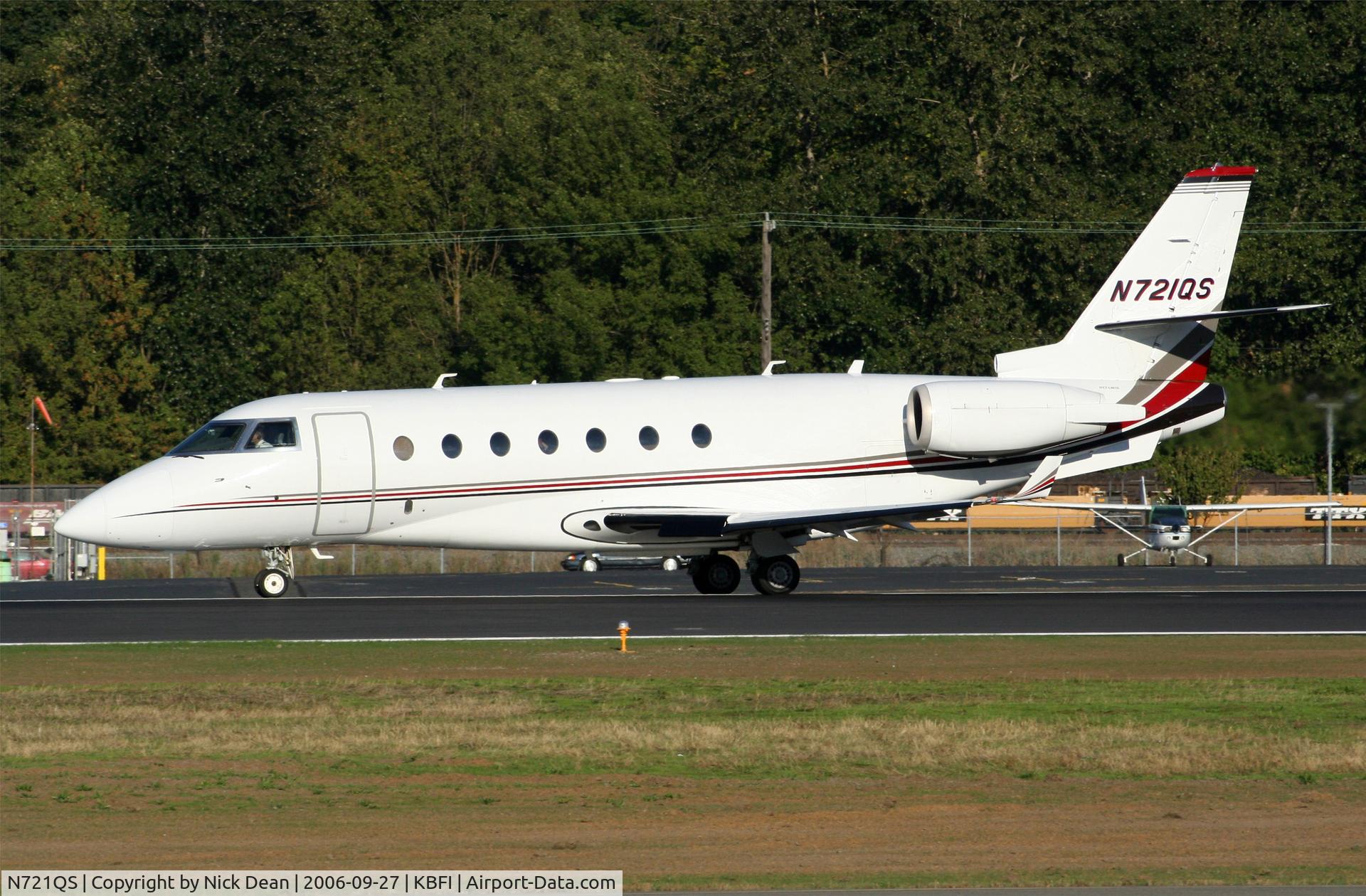 N721QS, 2004 Israel Aircraft Industries Gulfstream 200 C/N 092, KBFI