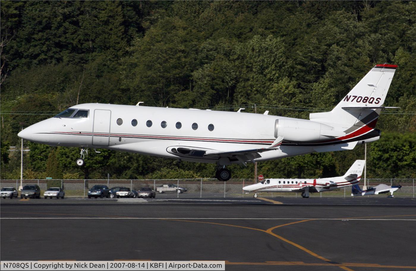 N708QS, 2002 Israel Aircraft Industries Gulfstream 200 C/N 069, KBFI