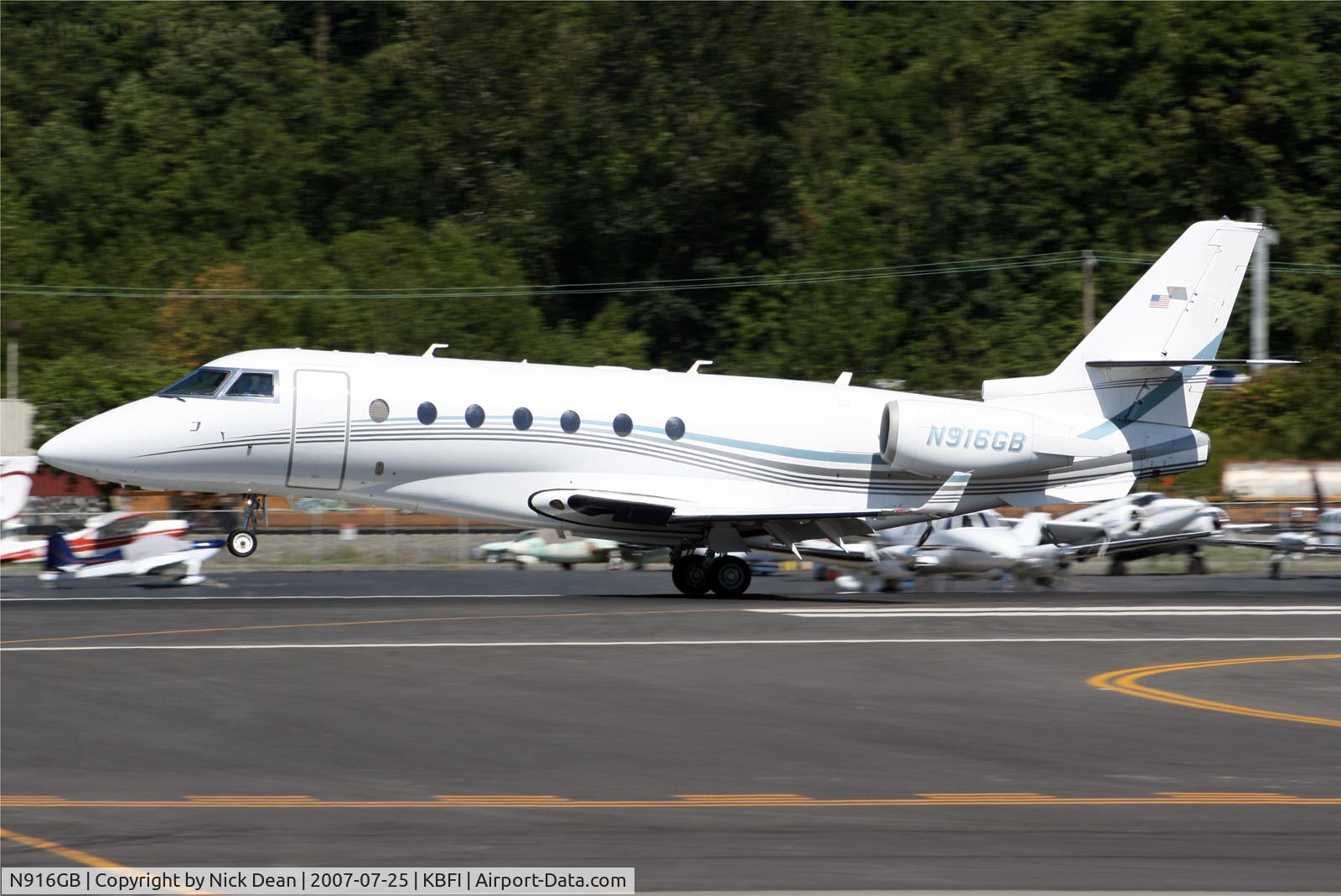 N916GB, 2002 Israel Aircraft Industries Gulfstream 200 C/N 067, KBFI