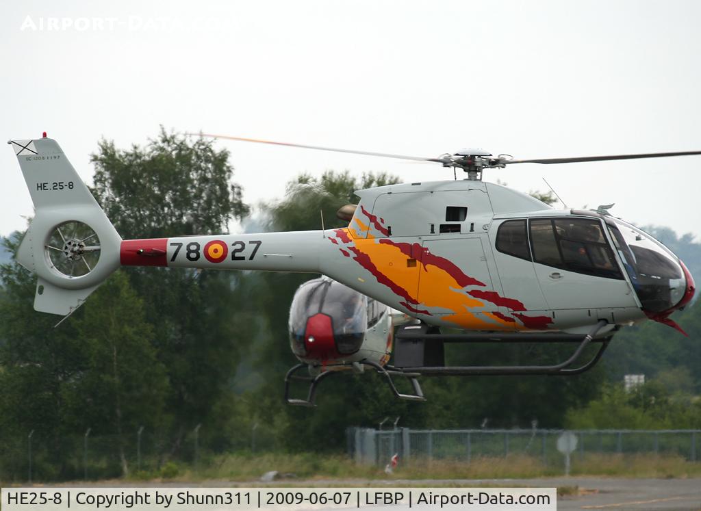 HE25-8, Eurocopter EC-120B Colibri C/N 1197, Arriving from Cazaux AFB...