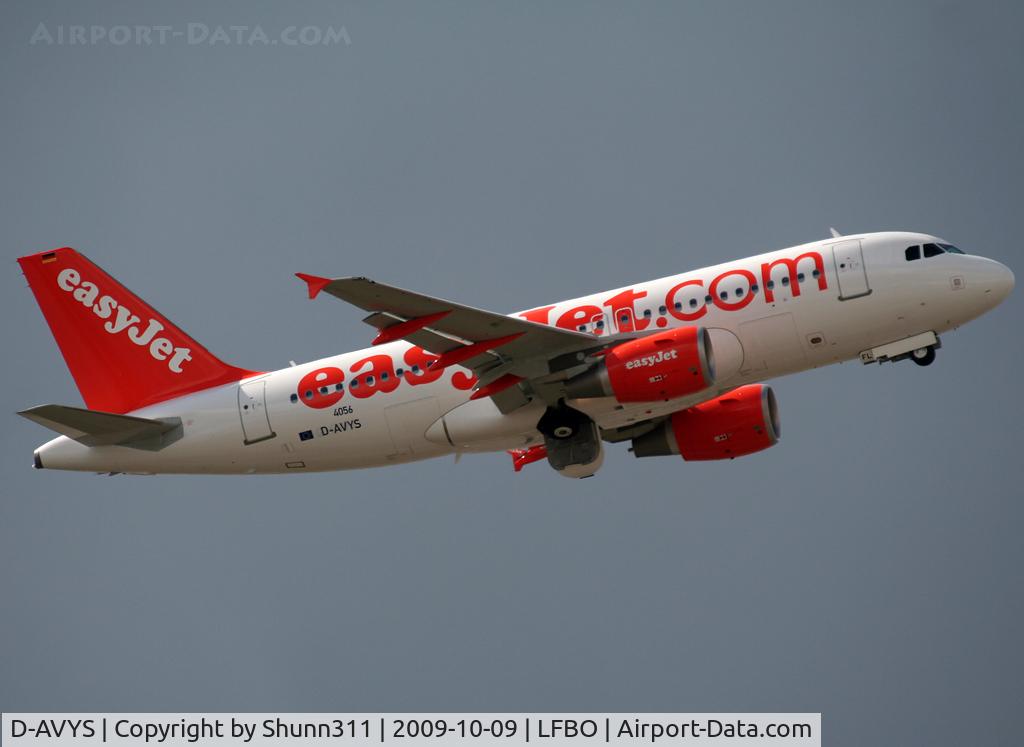 D-AVYS, 2009 Airbus A319-111 C/N 4056, C/n 4056 - To be G-EZFL