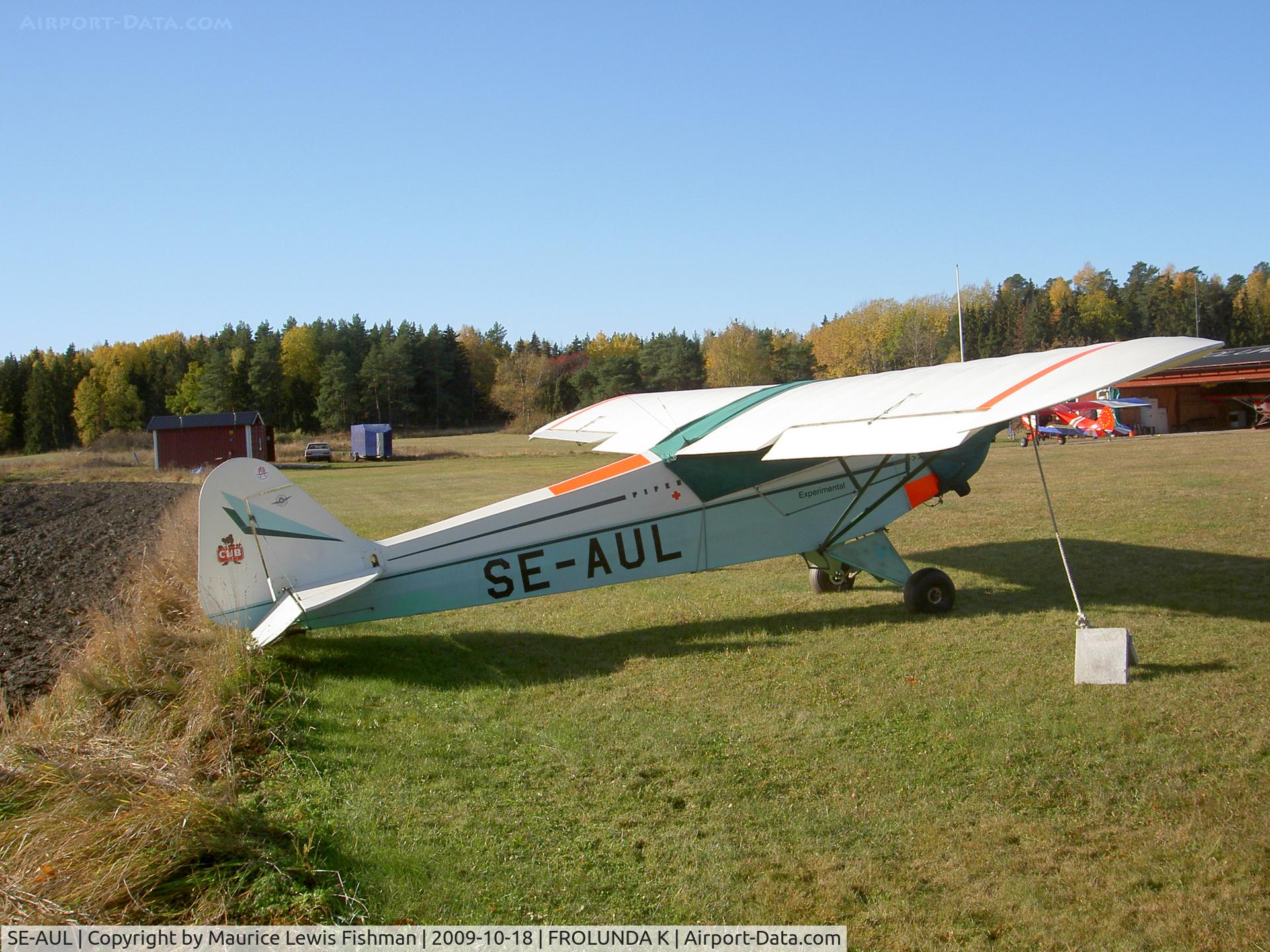 SE-AUL, 1943 Piper J3C-65 Cub C/N 12066-487, Piper Cub J3C-65 Cub