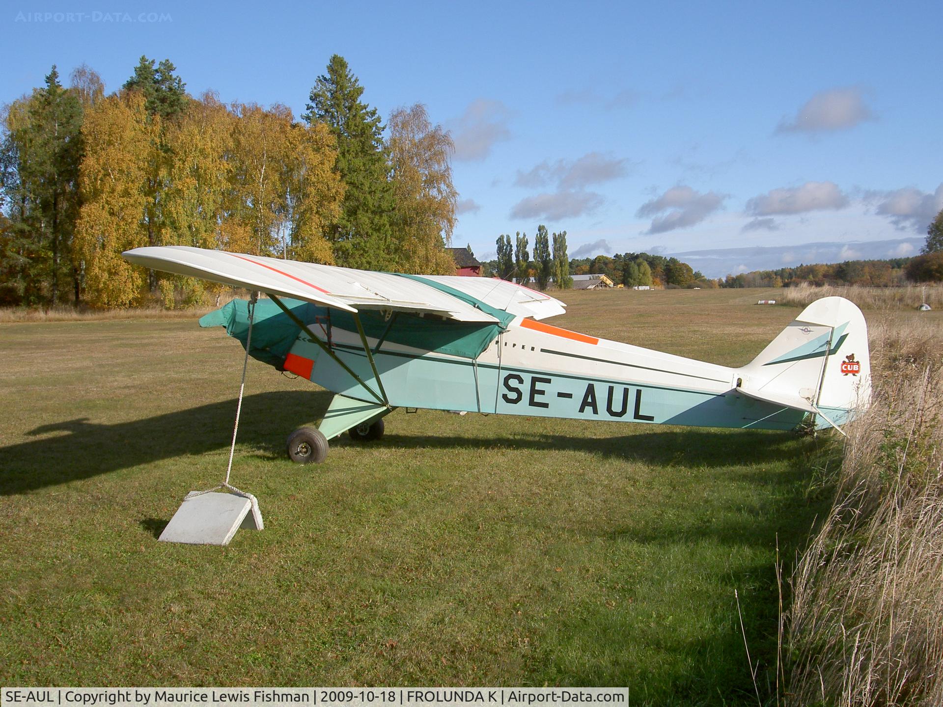 SE-AUL, 1943 Piper J3C-65 Cub C/N 12066-487, Piper Cub J3C-65 Cub