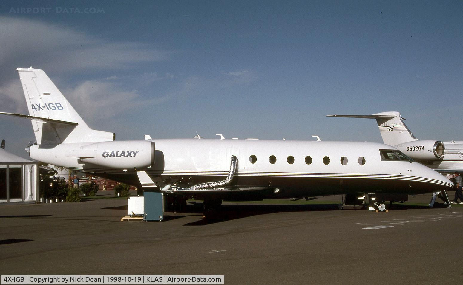 4X-IGB, 1998 Israel Aircraft Industries IAI-1126 Galaxy C/N 005, KLAS