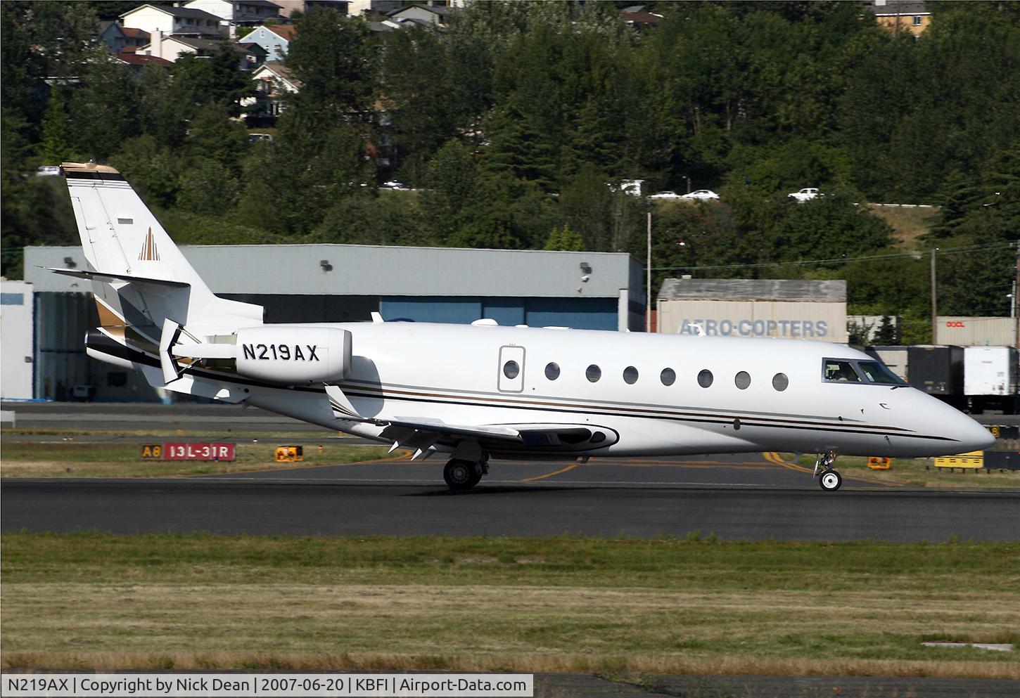 N219AX, 2000 Israel Aircraft Industries IAI-1126 Galaxy C/N 019, KBFI