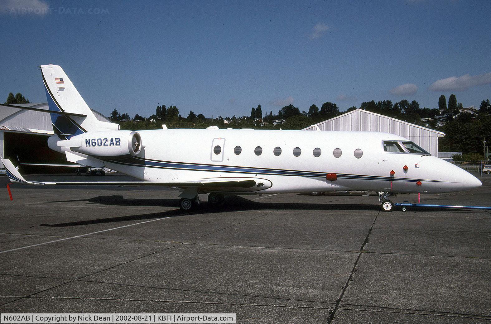 N602AB, 2001 Israel Aircraft Industries Gulfstream 200 C/N 048, KBFI