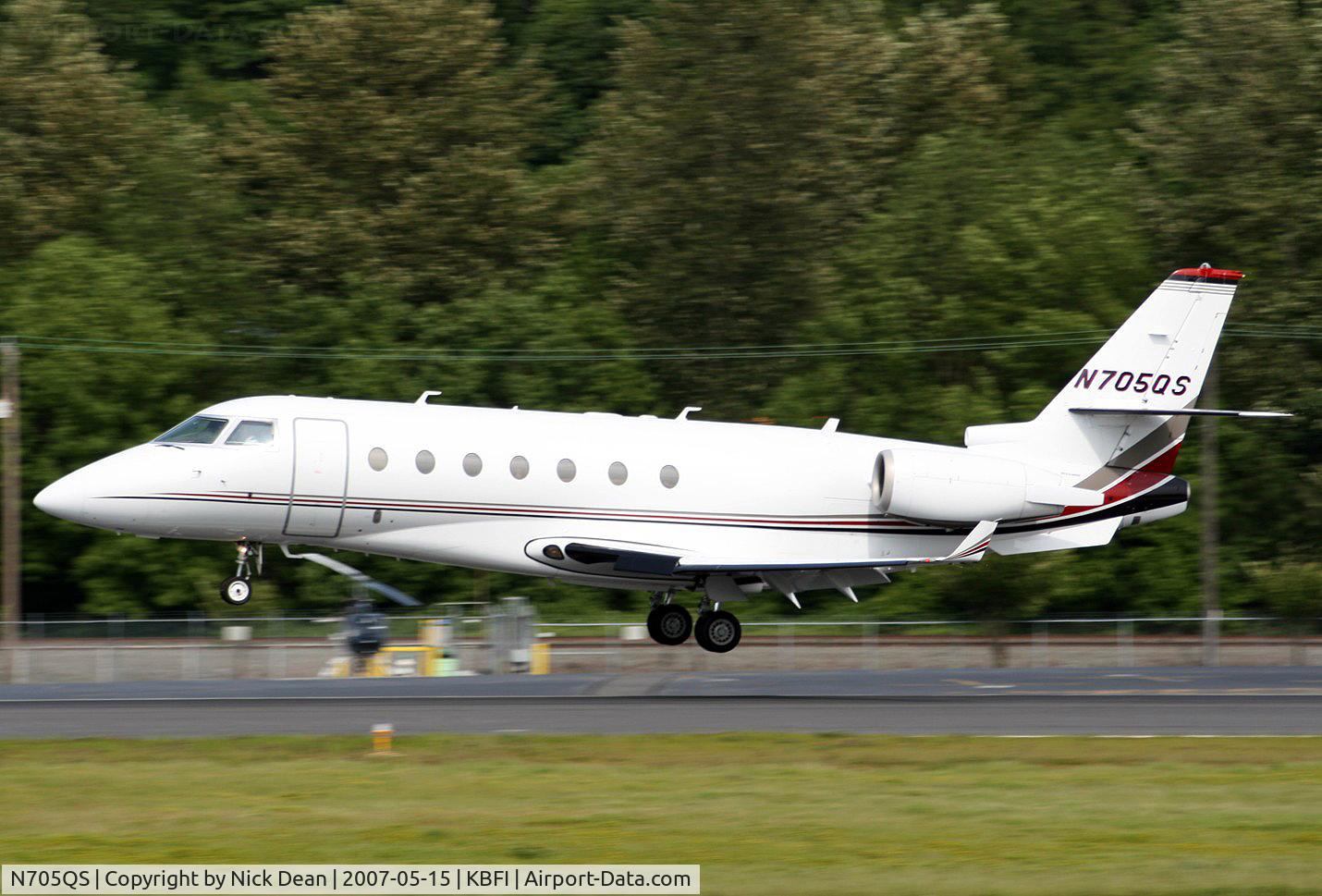 N705QS, 2002 Israel Aircraft Industries Gulfstream 200 C/N 061, KBFI