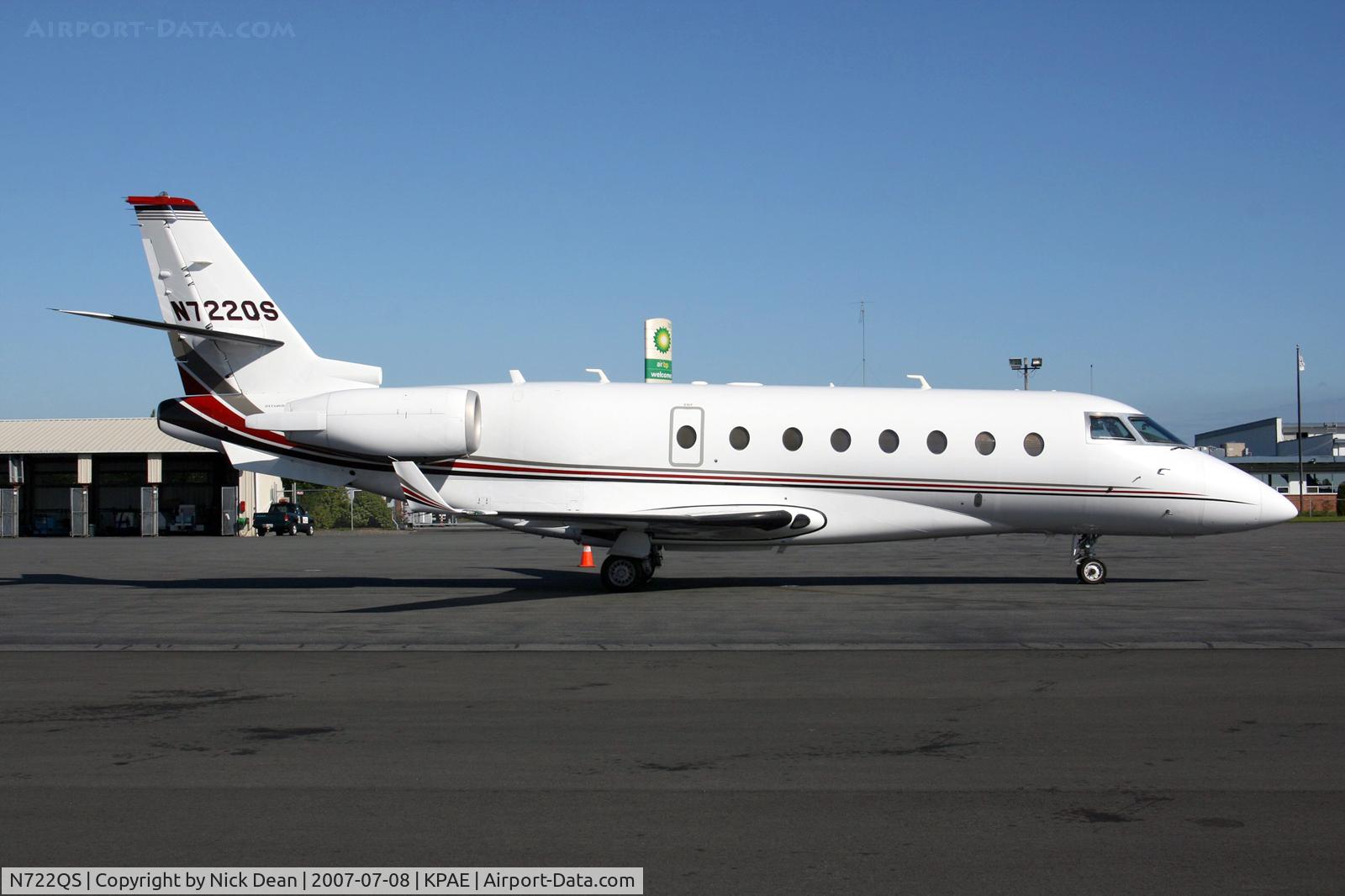 N722QS, 2004 Israel Aircraft Industries Gulfstream 200 C/N 093, KPAE
