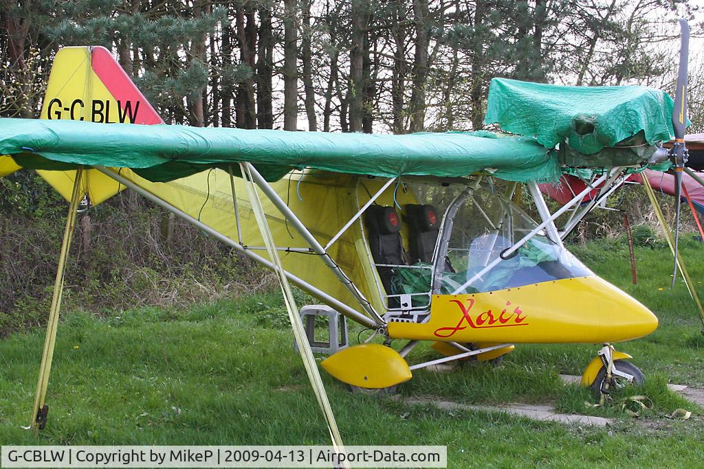 G-CBLW, 2002 X'Air Falcon V2(1) C/N BMAA/HB/209, Based here at Ince, Lancashire.