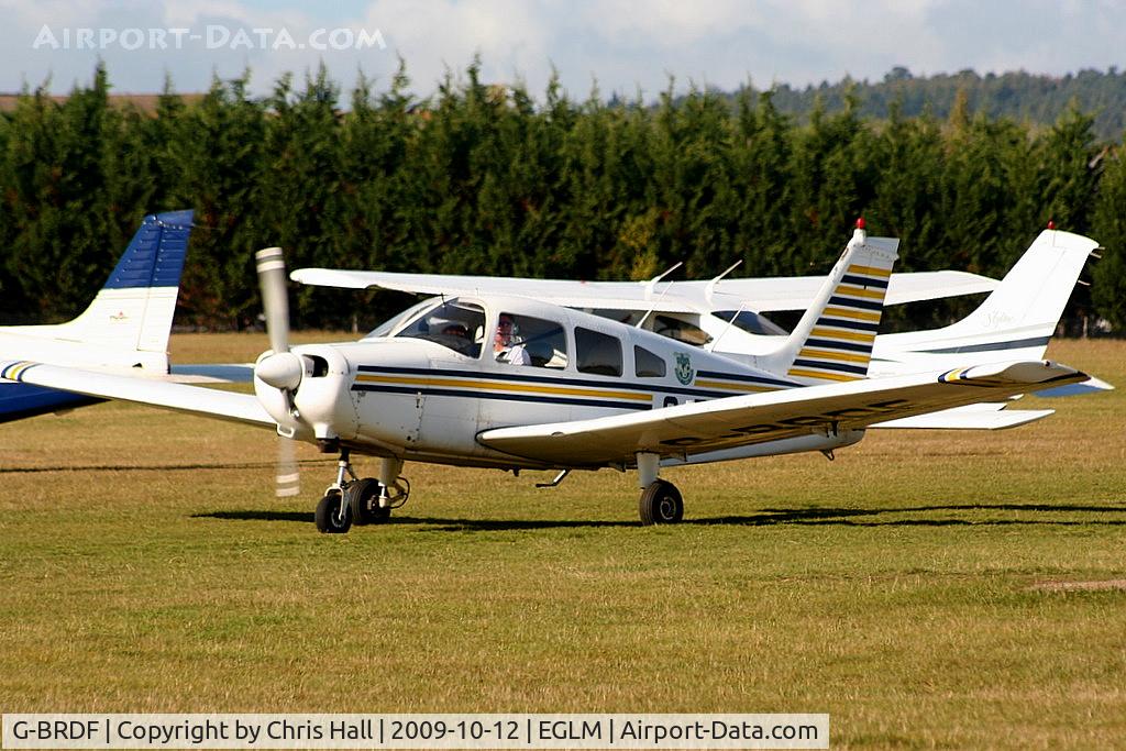G-BRDF, 1977 Piper PA-28-161 Cherokee Warrior II C/N 28-7716085, White Waltham Airfield Ltd