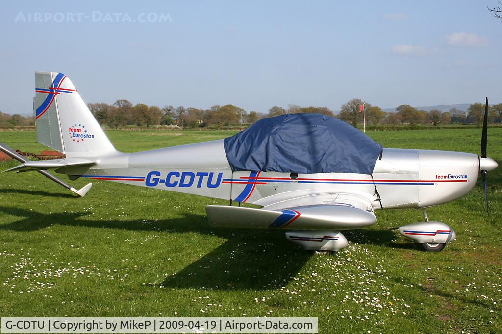 G-CDTU, 2005 Cosmik EV-97 TeamEurostar UK C/N 2522, Based here at Arclid Green, Cheshire.