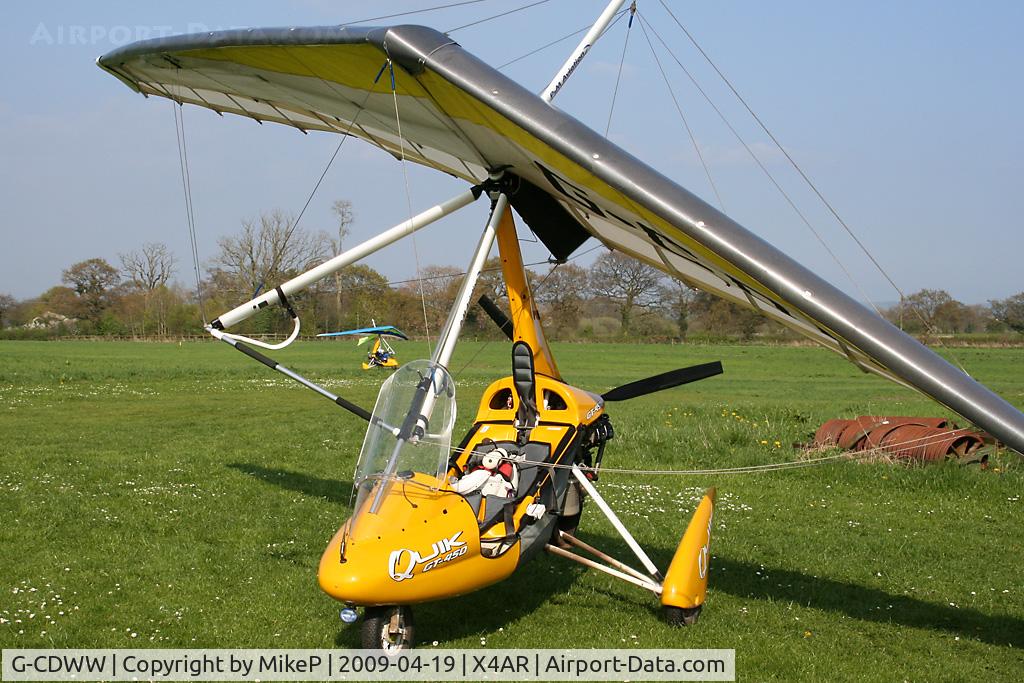 G-CDWW, 2005 P&M Aviation Quik GT450 C/N 8156, Based here at Arclid Green, Cheshire.