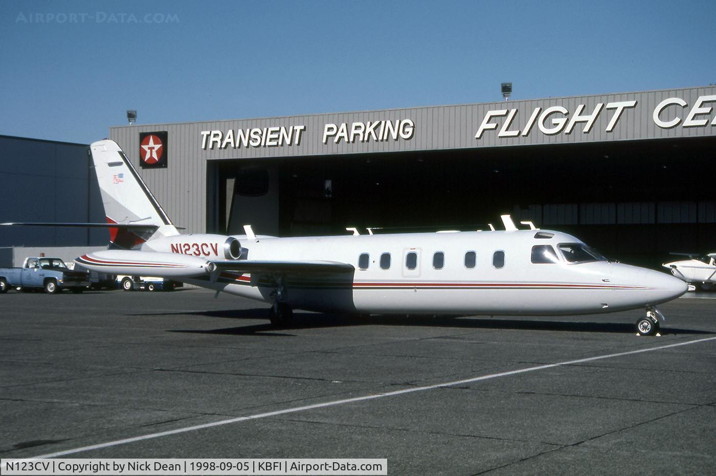 N123CV, 1974 Israel Aircraft Industries Westwind 1123 C/N 178, KBFI