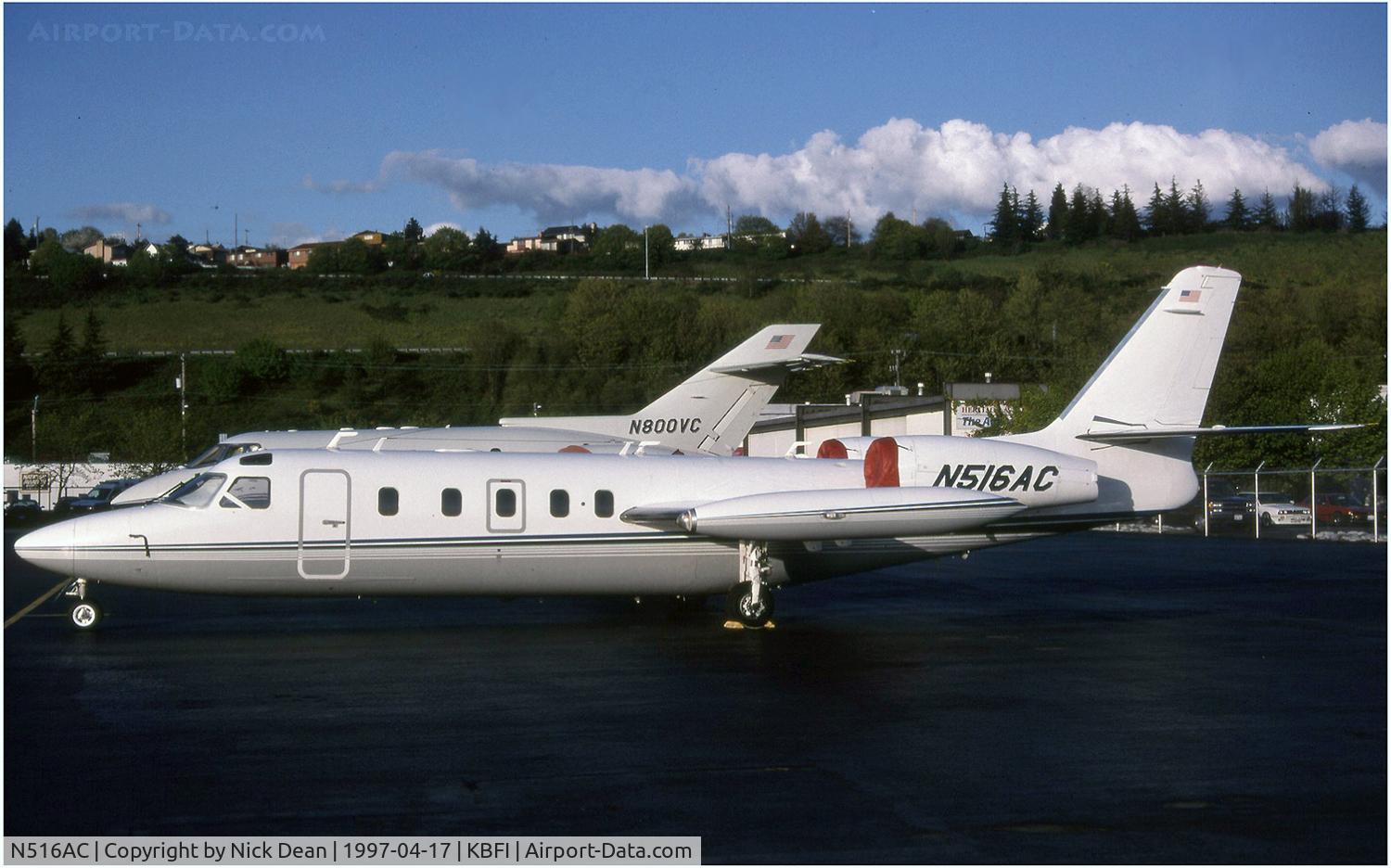 N516AC, 1976 Israel Aircraft Industries IAI-1124 Westwind C/N 187, KBFI
